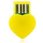 Mini Heart USB 2.0 Bluetooth V2.0 Dongle Wireless Adapter(Ye