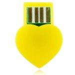 Mini Heart USB 2.0 Bluetooth V2.0 Dongle Wireless Adapter(Ye