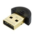 Wireless Mini USB V4.0 Adapter Up to 3Mbps (Black)