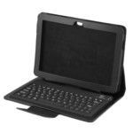 Case protetor de couro com teclado Bluetooth